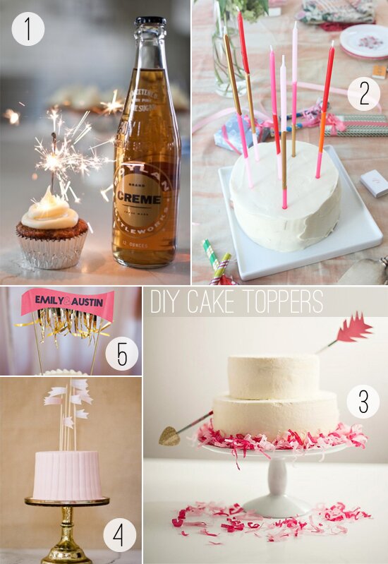 DIY Cake Toppers