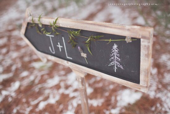 Vintage Forest Winter Wedding Inspiration | styling + vintage rentals by Stockroom Vintage, Nashville, TN | photos by Jenny Cruger Photography