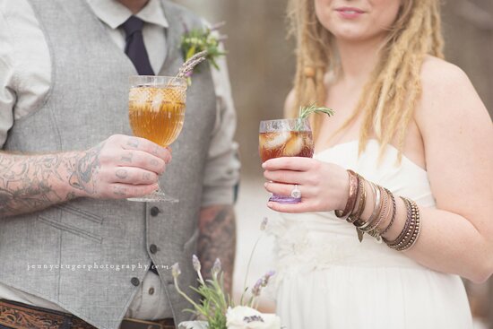 Vintage Forest Winter Wedding Inspiration | styling + vintage rentals by Stockroom Vintage, Nashville, TN | photos by Jenny Cruger Photography
