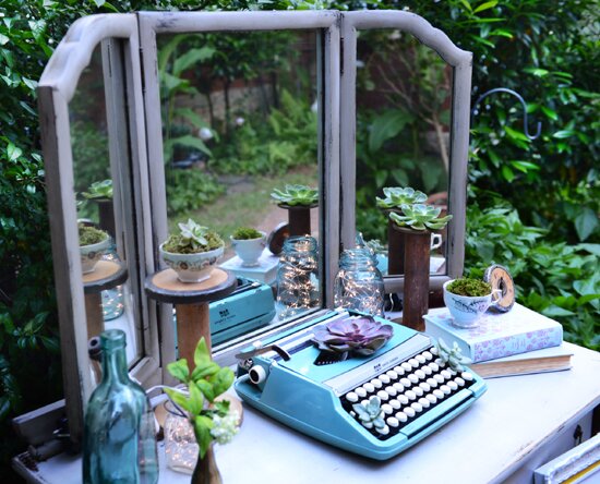 Vintage garden wedding inspiration | Styling + Vintage Rentals by Stockroom Vintage, Nashville, TN | Photos by Ace Photography