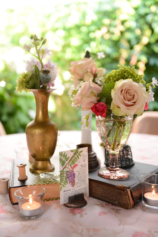 Vintage garden wedding inspiration | Styling + Vintage Rentals by Stockroom Vintage, Nashville, TN | Photos by Ace Photography