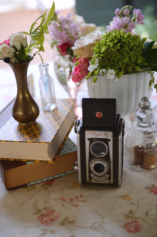 Vintage garden wedding inspiration | Styling + Vintage Rentals by Stockroom Vintage, Nashville, TN | Photos by Ace Photography
