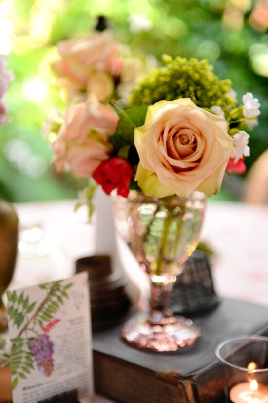 Vintage garden wedding inspiration | Styling + Vintage Rentals by Stockroom Vintage, Nashville, TN | Photos by Ace Photography