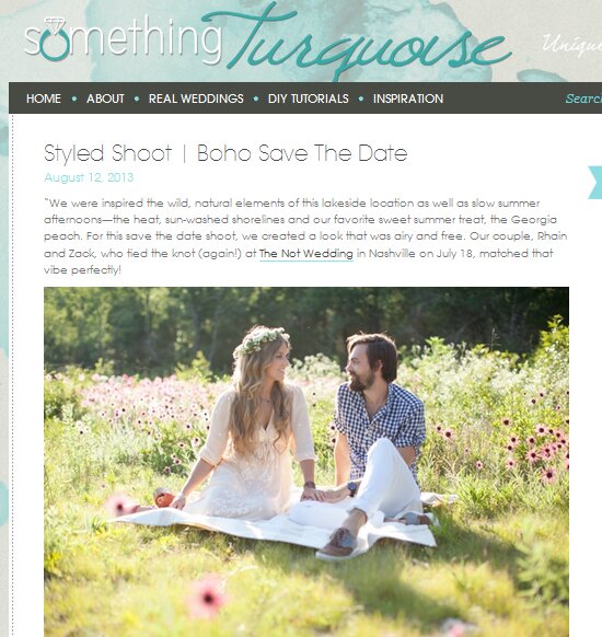 Boho Save the Date Photo Shoot | Styled by Elizabeth Ulrich of Stockroom Vintage | Photos by Declare Photography