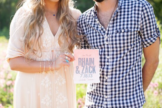 Boho Save the Date Photo Shoot | Styled by Elizabeth Ulrich of Stockroom Vintage | Photos by Declare Photography