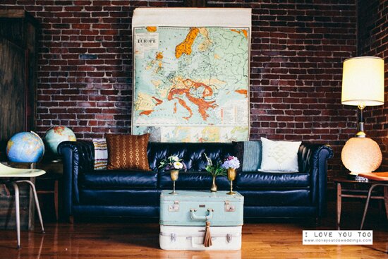 Nashville event styling + vintage event rentals by Stockroom Vintage | The NotWedding - Nashville 2013