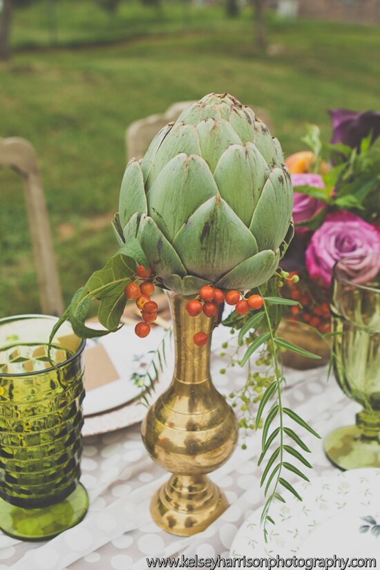 Vintage Summer Farm-to-Table Wedding | Vintage Rentals + Styling by Stockroom Vintage, Nashville, TN | Photos by Kelsey Harrison