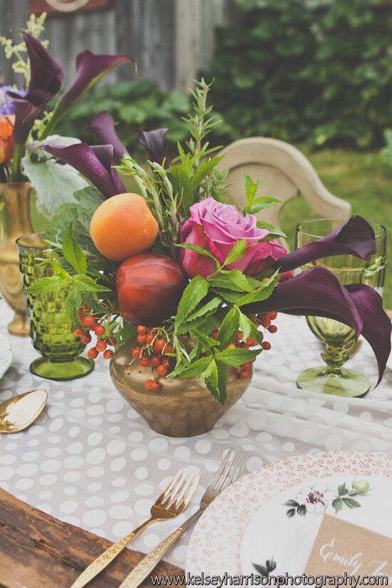 Vintage Summer Farm-to-Table Wedding | Vintage Rentals + Styling by Stockroom Vintage, Nashville, TN | Photos by Kelsey Harrison
