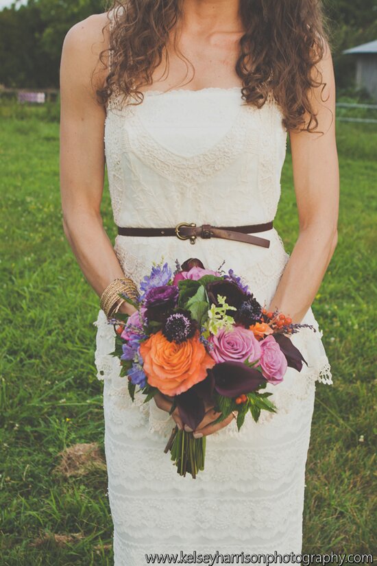 Vintage Summer Farm-to-Table Wedding | Vintage Rentals + Styling by Stockroom Vintage, Nashville, TN | Photos by Kelsey Harrison