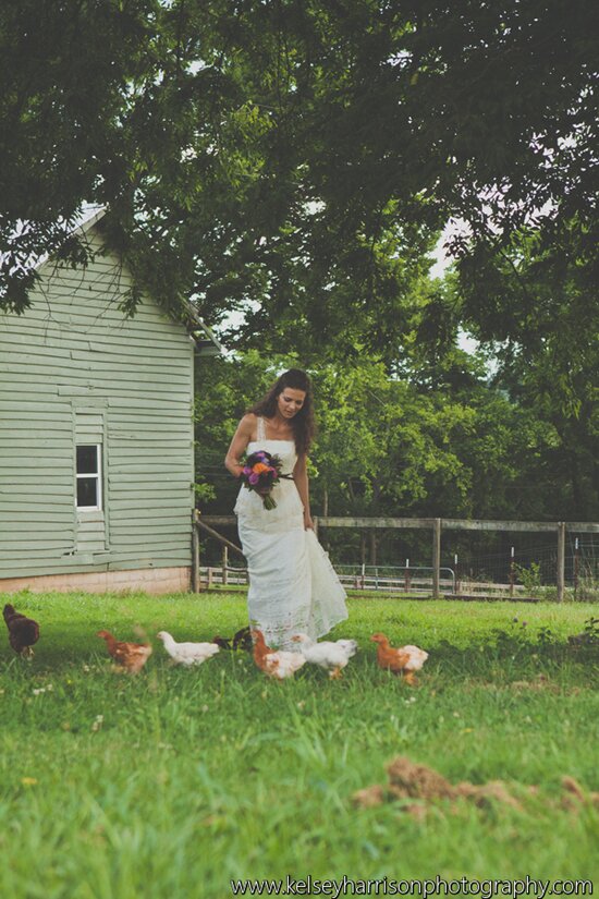 Vintage Summer Farm-to-Table Wedding | Vintage Rentals + Styling by Stockroom Vintage, Nashville, TN | Photos by Kelsey Harrison