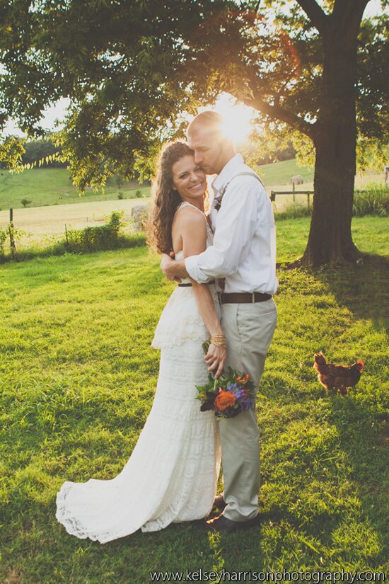 Vintage Summer Farm-to-Table Wedding | Vintage Rentals + Styling by Stockroom Vintage, Nashville, TN | Photos by Kelsey Harrison