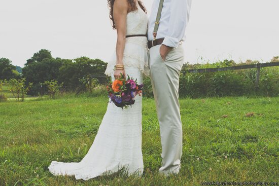 Vintage Summer Farm-to-Table Wedding | Vintage Rentals + Styling by Stockroom Vintage, Nashville, TN | Photos by Kelsey Harrison