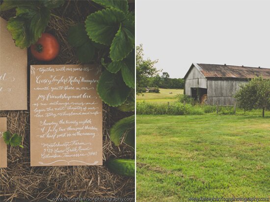 Vintage Summer Farm-to-Table Wedding | Vintage Rentals + Styling by Stockroom Vintage, Nashville, TN | Photos by Kelsey Harrison