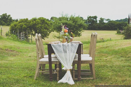 Vintage Summer Farm-to-Table Wedding | Vintage Rentals + Styling by Stockroom Vintage, Nashville, TN | Photos by Kelsey Harrison